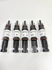 5-Solar 30 Amp PV 1000V DC Electric In-line Waterproof Fuse Holder Connector