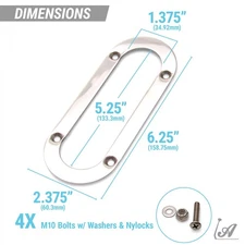 Floor Mount Black Emergency Parking Brake Gray Boot, Chrome Ring and Cable Kit