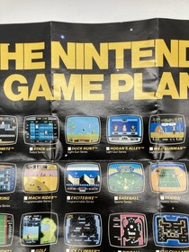 "The Nintendo Game Plan" R.O.B. the Robot Nintendo NES Promo Poster Insert ONLY