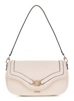 Guess Dea Flap Shoulder Bag Schultertasche Cream White Creme Neu