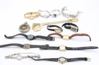 A x15 Vintage Ladies Manual Wind Mixed Wristwatches Working Inc Timex Etc