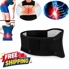 Adjustable Lumbar Support Lower Waist Back Belt Brace Pain Relief For Men Women