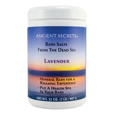 Dead Sea Bath Salts Lavender 2 Lbs by Ancient Secrets