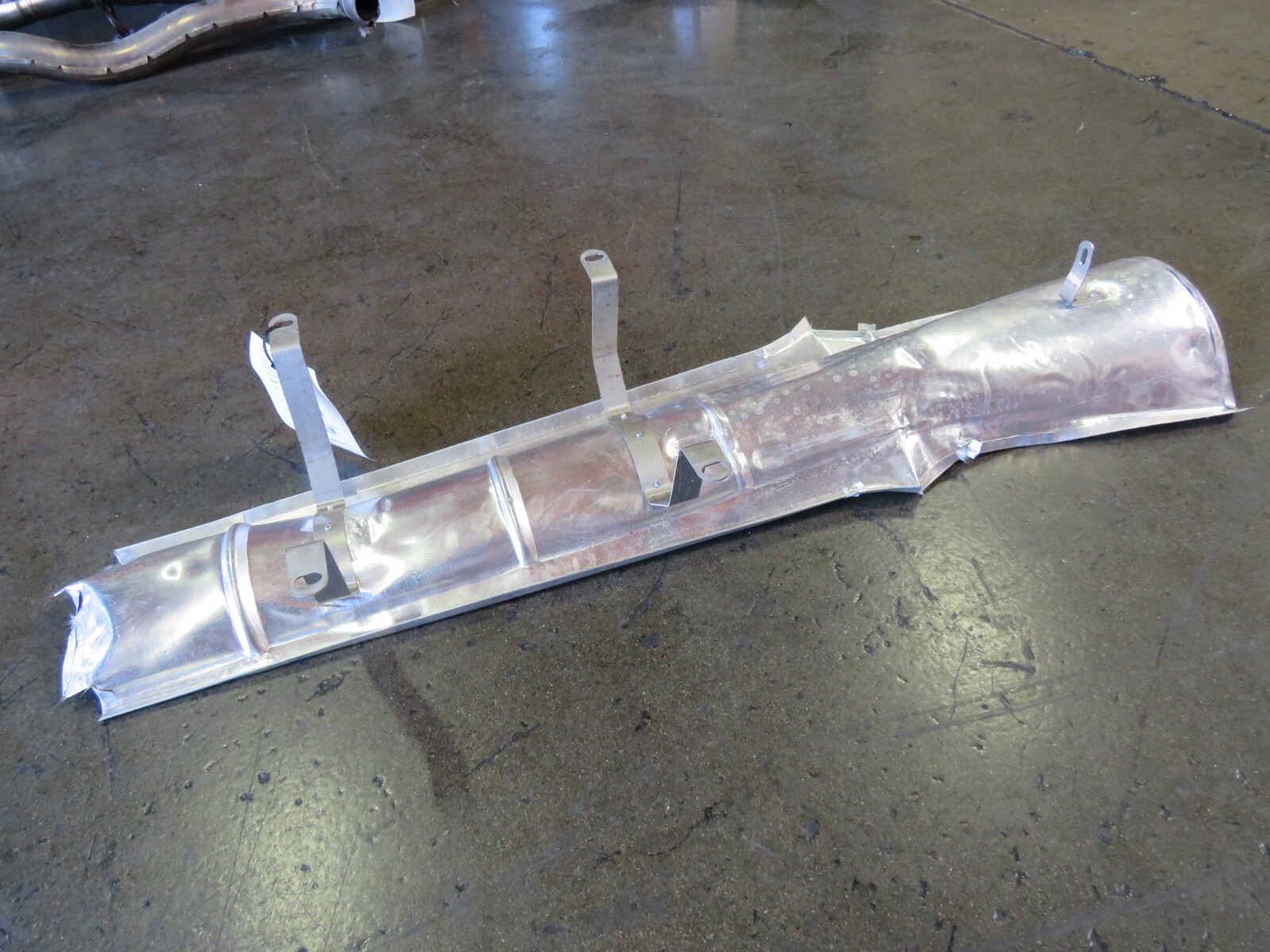 Ferrari Portofino, Drive Shaft Heat Shield, Bent, Used, P/N 749045