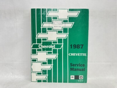 1987 Chevrolet Chevette Original Shop / Service Manual