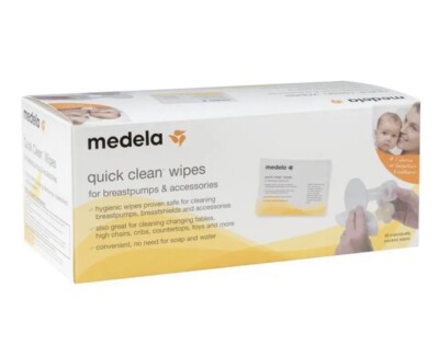 Medela Quick Clean Breast Pump & Accessory Wipes - 40ct