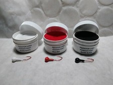   JIG HEAD FISHING LURE 1oz POWDER PAINT IN 1 OZ WIDE MOUTH JARS 3 Pack