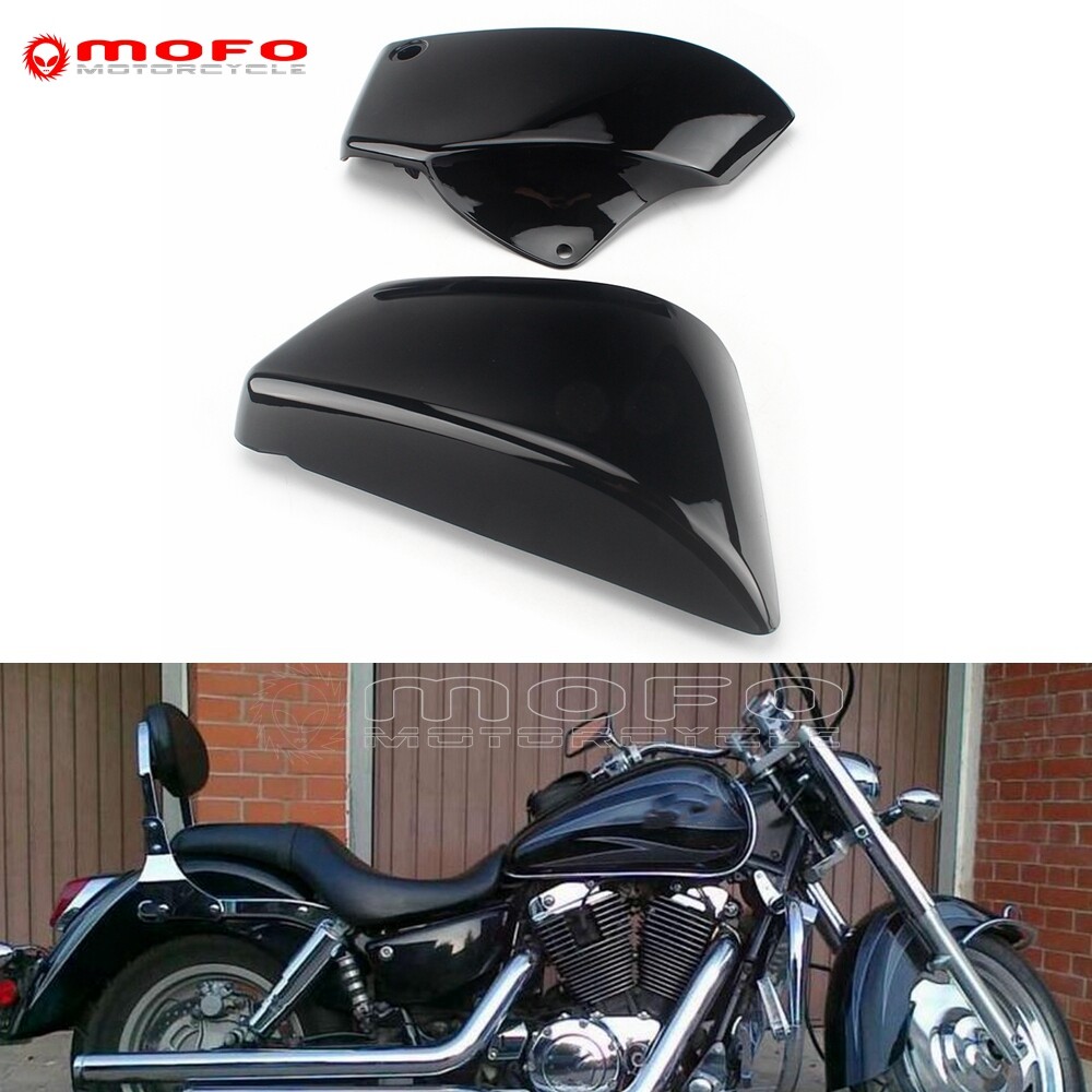 Black Side Battery Fairing Cover For Honda Shadow VT1100 ACE Aero Sabre  99-08 07