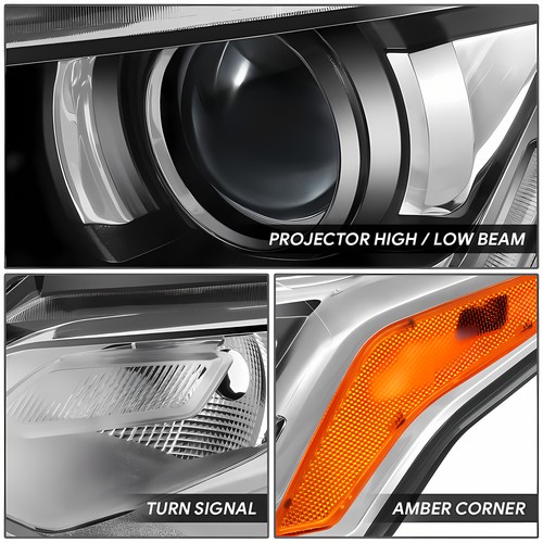 Left Driver HID/Xenon Projector Headlight W/ LEDDRL For 2018-2021 Chevy Traverse - Picture 4 of 12