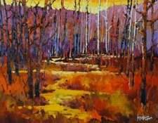 Art – Neil Patterson Original Oil Painting – Golden Path