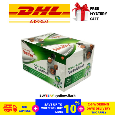 2 X Panaflex Muscle Joint Pain Relief Patch X 24 Pouches Dhl Express Ebay