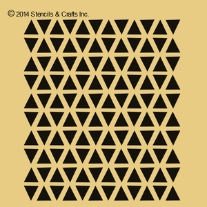 Image Is Loading TRIANGLE STENCIL TRIANGLES GEOMETRIC STENCILS TEMPLATE CRAFT PAINT