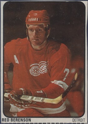 1974 Lipton - Red Berenson (Detroit Red Wings) #25 (Handcut)
