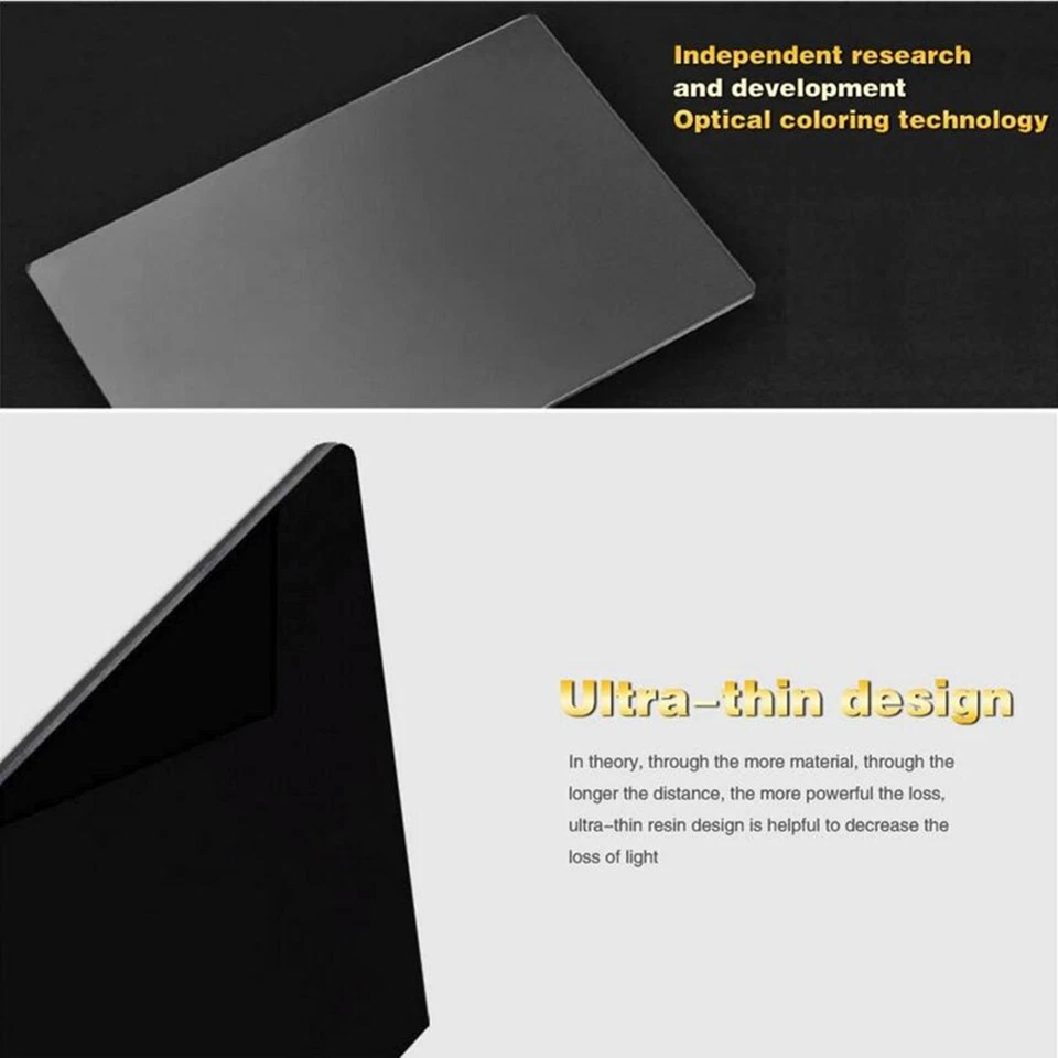 ZOMEI square 10*15CM Graduated GC-Gray GND2/GND4/GND8/GND16 For Cokin Z-PRO - Image 4 of 4