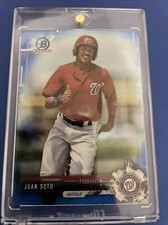 2017 Bowman Chrome Prospect Juan Soto Blue Refractor #128/150 MINT Padres