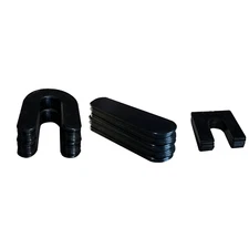 60 Pcs Plastic Shims for 2 Post Lift Leveling Structural Tile U Shaped Horseshoe