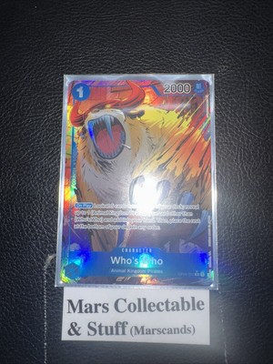 Who's Who Parallel Alt Art Kingdom of Intrigue OP04-051 2023 One Piece Card