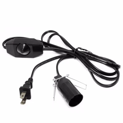 Betus Salt Lamp Cord with Dimmer Control - Power Cord for Crystal Salt Lamps