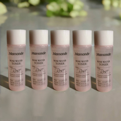 5 x Mamonde Hydrating Beauty Rose Water Toner  25ml / 0.84oz each Total= 125ML