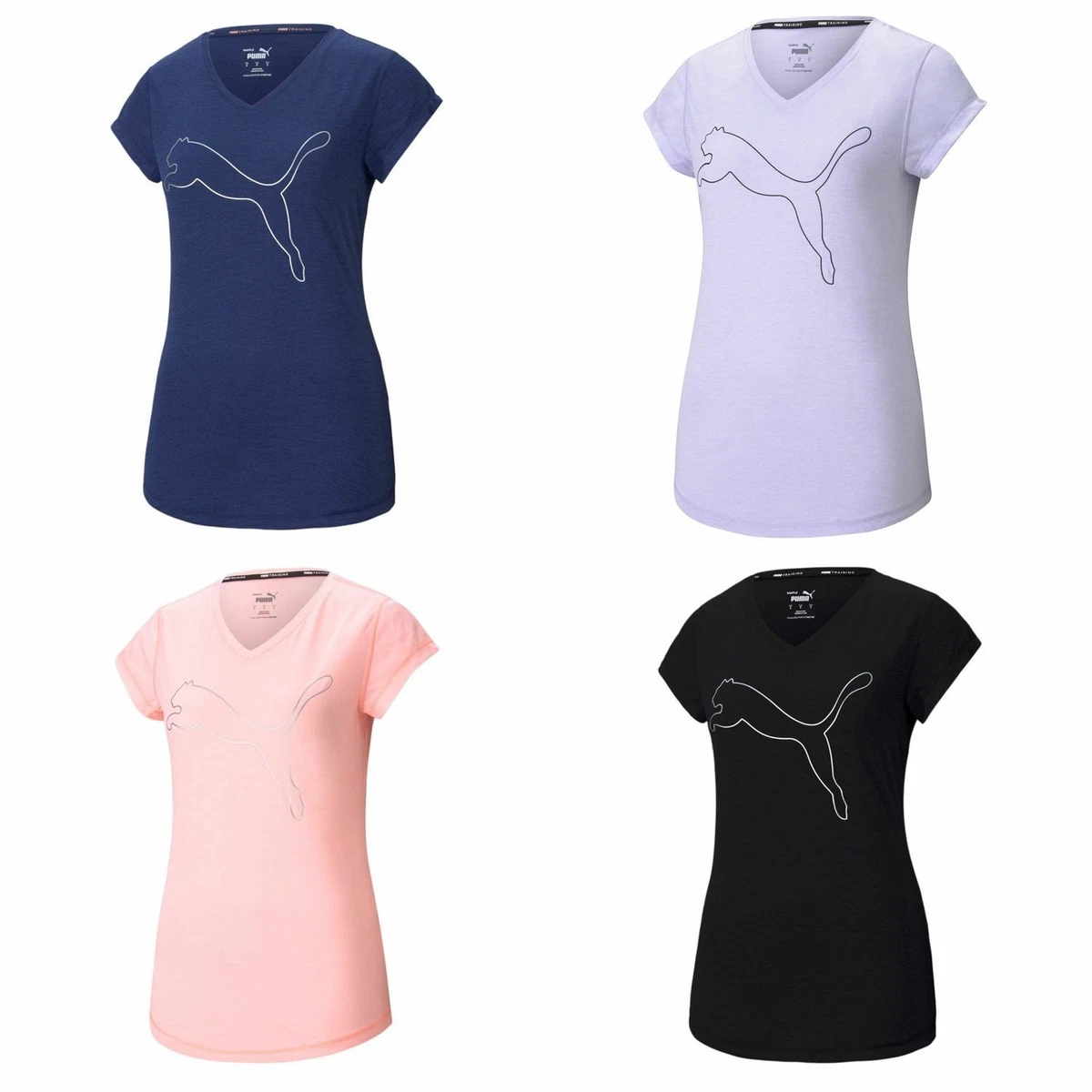 Cat Short Sports / Favorite | Train Ladies eBay Puma T-Shirt Shirt Heather