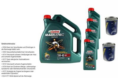 9L Motoröl Castrol Magnatec Diesel 5W-40 DPF 2xMotor Doctor