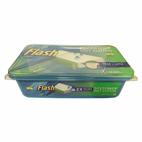 Flash Speedmop Refill Replacement Wet Mop Heads Lemon 24 Pack Wipes 8001841190341 eBay