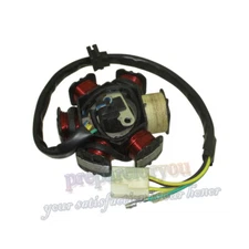 Engine Magneto Stator Coil For 50cc 110cc 125cc Electric Start Pit Dirt Bike ATV