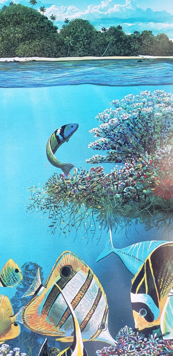 Robert Lyn Nelson HAND SIGNED Undersea Song Cherish our land