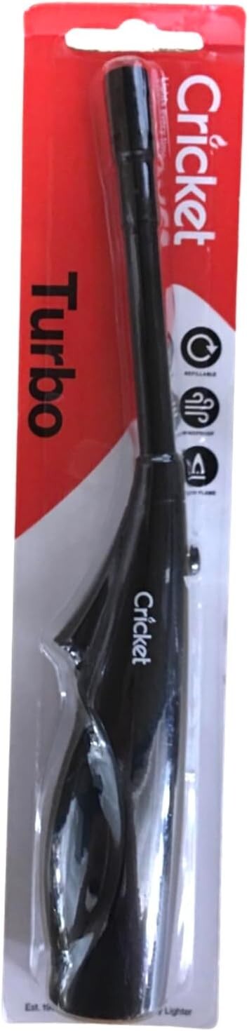Cricket BBQ Fireplace Candle Long Nose Easy Reach Utility Lighter Turbo