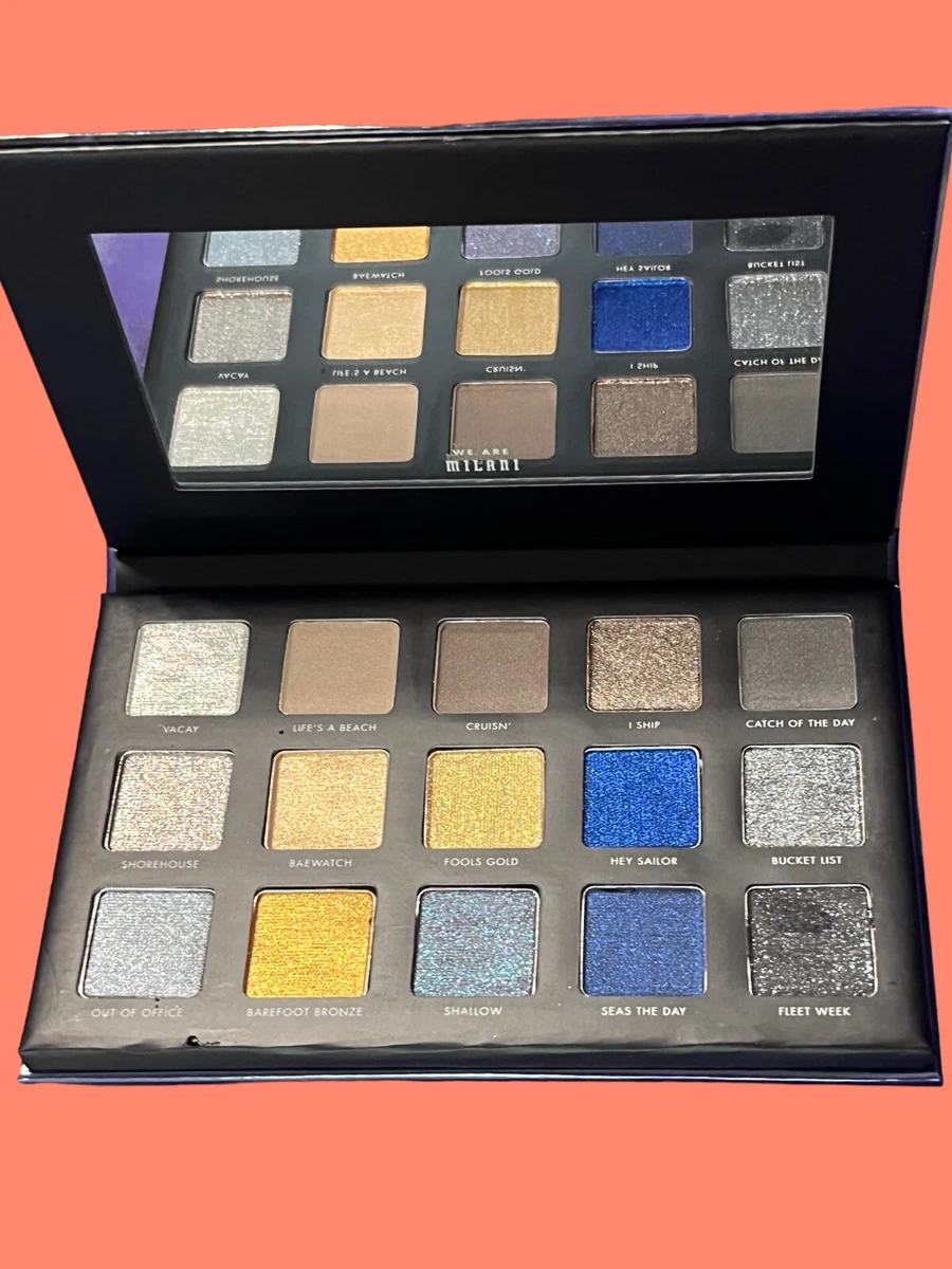 Milani Gilded Coast Hyper Pigmented Eyeshadow Palette Full Size