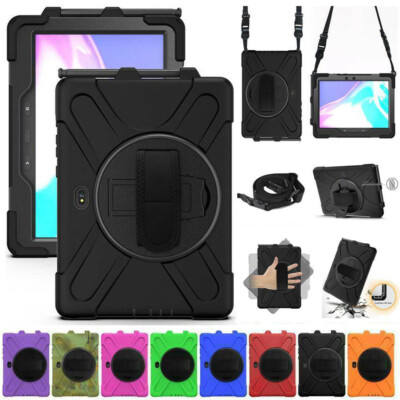 For Samsung Galaxy Tab Active Pro 10.1'' T540 Rotate Heavy Duty Case Cover +Strap