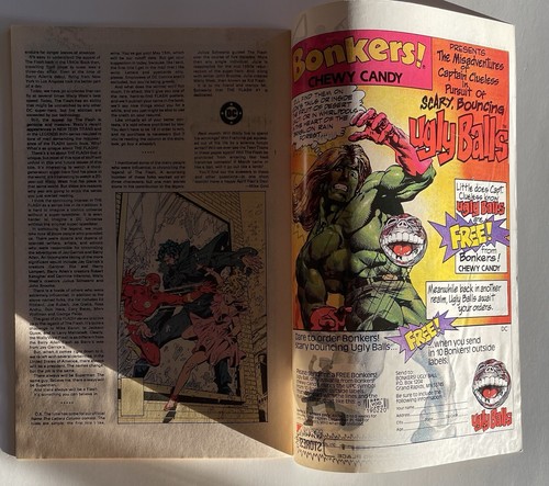 The New Flash 1-Mike Baron Story 1987 - New Teen Titans Appearance - High Grade! - Picture 9 of 15