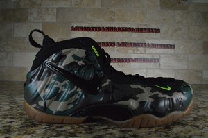 green camo foamposite