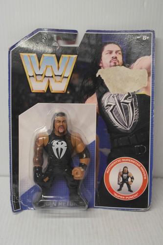 WWF WWE Mattel Retro Roman Reigns Series 1 MOC Vin...