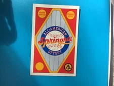  Springhill All American Offset Advertising Card with Original Envelope 1986