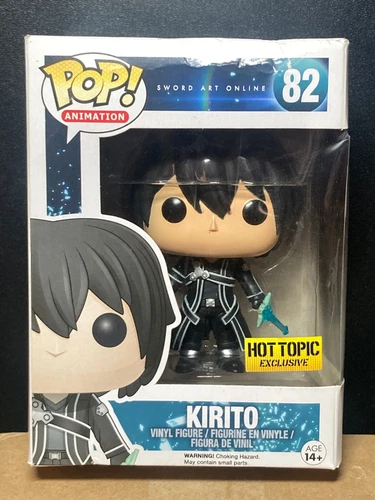 Funko POP Sword Art Online 82 Hot Topic Exclusive Kirito Damaged Box