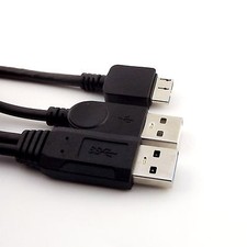 50cm USB 3.0 A Male to Micro B Power Cable Y Cable for Mobile Hard Drive HDD