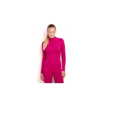 FALKE WOMEN SKIING COMFORT ZIP SHIRT UNDERWEAR Skiunterwäsche 33060 (berry) NEU
