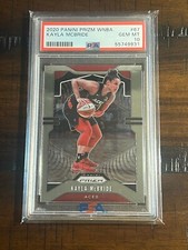 2020 Panini Prizm WNBA Kayla McBride #67 Las Vegas Aces PSA 10 GEM MINT POP 2