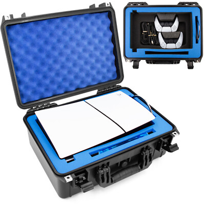 CASEMATIX Hard PS5 Slim Travel Case - Waterproof Playstation 5 Slim Case Only