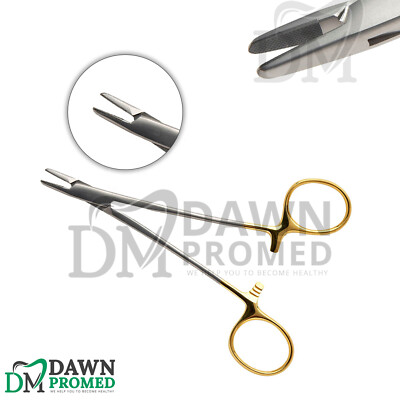 T/C Baumgartner Needle Holder 5.5'' Straight Surgical Instrument German Grade