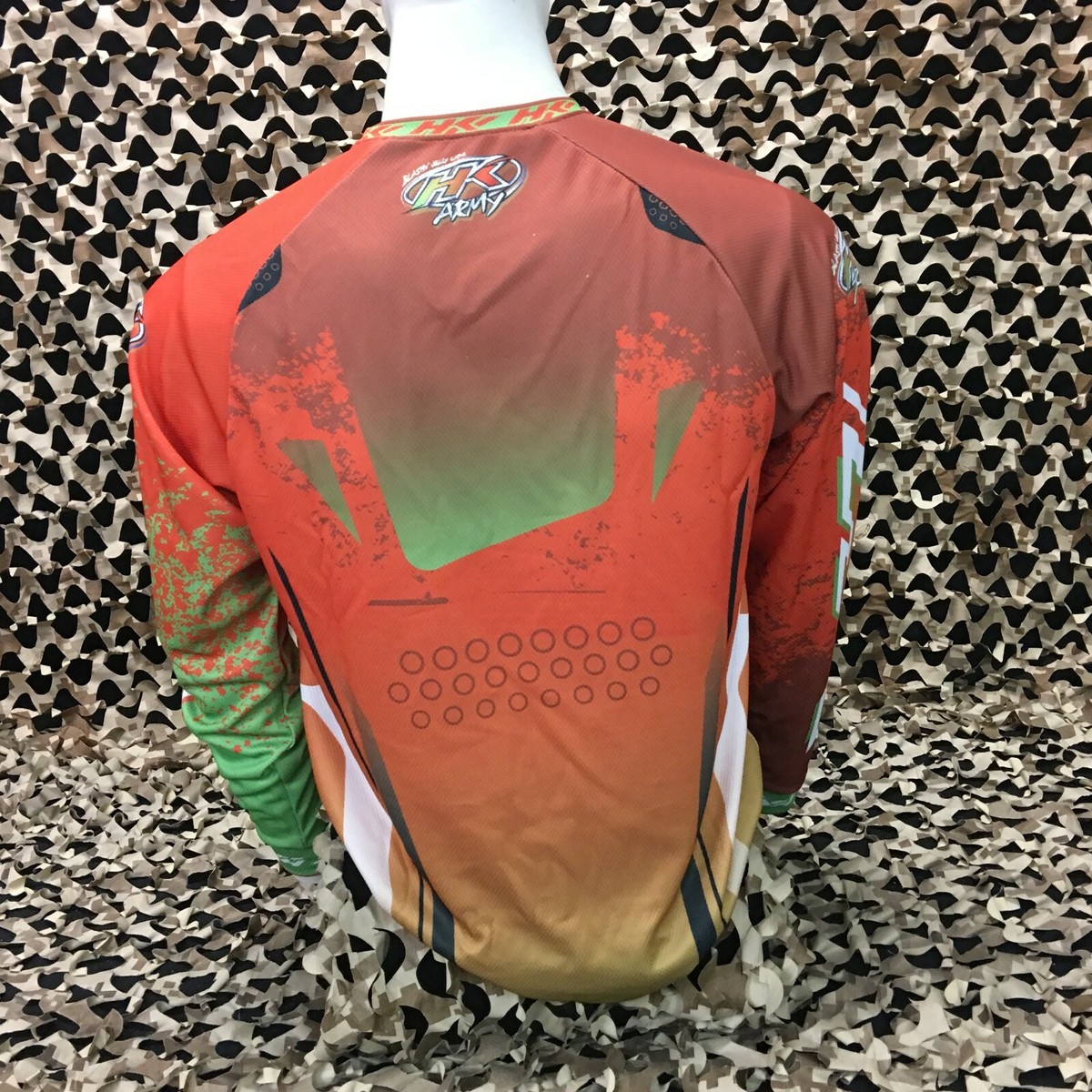 🟢 Maillot Paintball / Airsoft HK HSTL – Lime Green – Taille XXXL – Neuf Avec Défaut Mineur