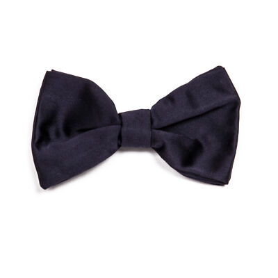 Heredi Chiarini men's blue bow tie