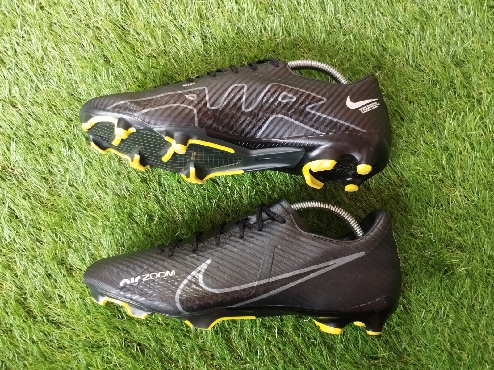 Nike Mercurial Vapor 15 Air Zoom FG Football Boots Size 7.5 Black RefE111 eBay