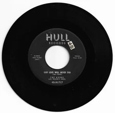DOO WOP 45 1ST PRESS AVONS OUR LOVE WILL NEVER END ON HULL STRONG VG ORIGINAL