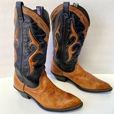 Dingo Brand Vintage Leather Boots Women  s Size US 5.5 M Southwest USA Made Cute 