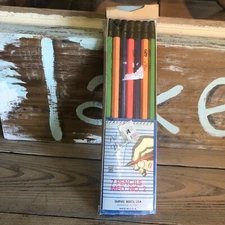 Vintage No. 2 Kmart Empire Berol Wood Pencils Set of 6 Multi-color Made in USA