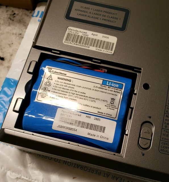 Cyberhome CHLDV 700B Portable DVD Player (7") for sale online eBay