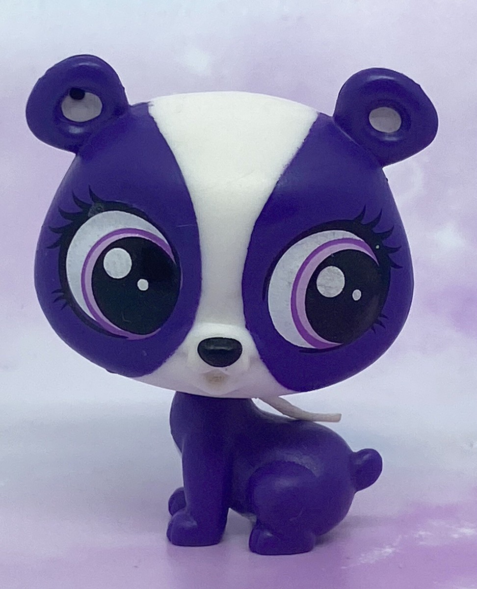 Littlest Pet Shop # 3903 Penny Ling Purple White Panda Surprise
