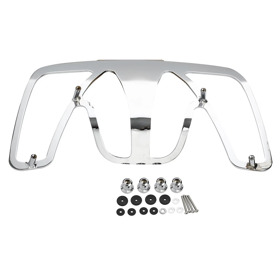 Portaequipajes cromado apto para Honda Goldwing GL1800 2001-2017 2002 2003 2004 Foto 4 de 4